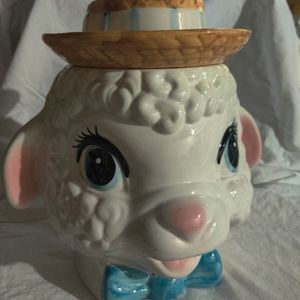 Metlox Lamb cookie jar